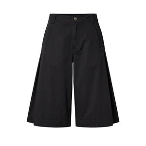 Mr&Mrs Italy Black Cotton Women Shorts