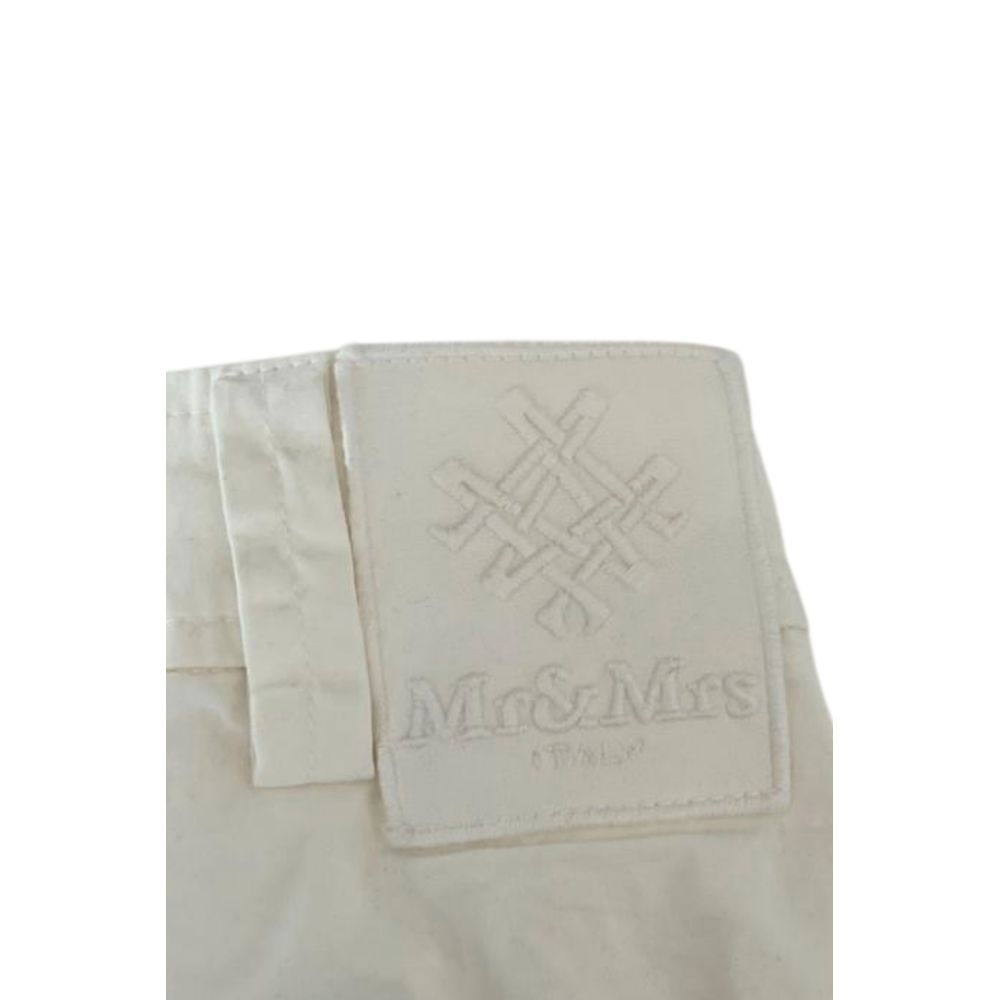 Mr&Mrs Italy White Cotton Women's Shorts