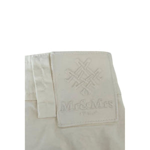 Mr&Mrs Italy White Cotton Women's Shorts