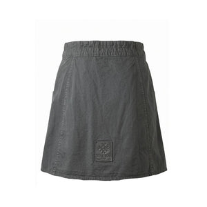 Mr&Mrs Italy Grey Cotton Women Skirt