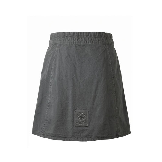 Mr&Mrs Italy Grey Cotton Women Skirt