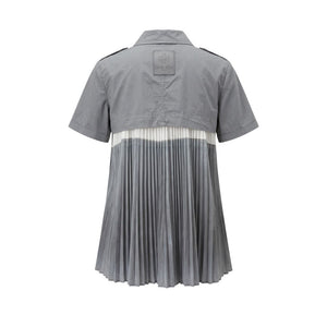 Mr&Mrs Italy Grey Cotton Women Shirt