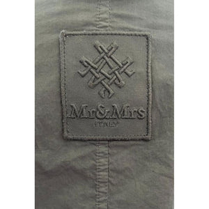 Mr&Mrs Italy Grey Cotton Women Shirt