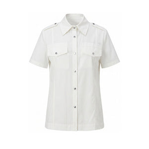 Mr&Mrs Italy White Cotton Women Shirt