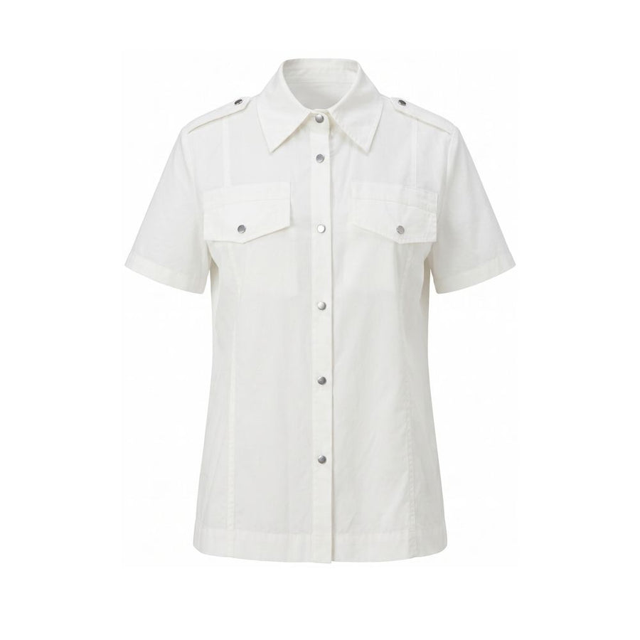 Mr&Mrs Italy White Cotton Women Shirt