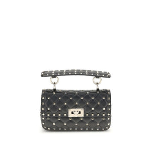Valentino Garavani Black Lamb Ovis Aries Aries Handbag