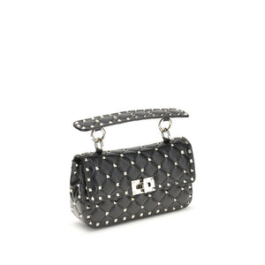 Valentino Garavani Black Lamb Ovis Aries Aries Handbag
