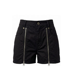 Mr&Mrs Italy Black Cotton Women Shorts