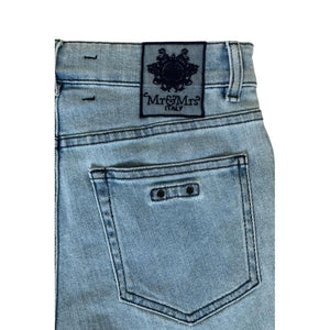 Mr&Mrs Italy Blue Cotton Women's Short