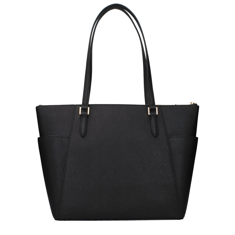 Michael Kors Black Leather Shoulder Bag