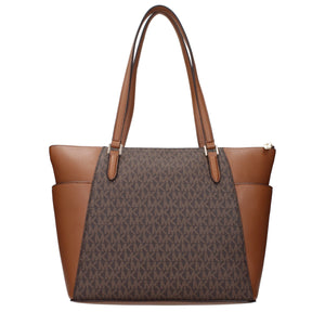 Michael Kors Brown Leather Shoulder Bag