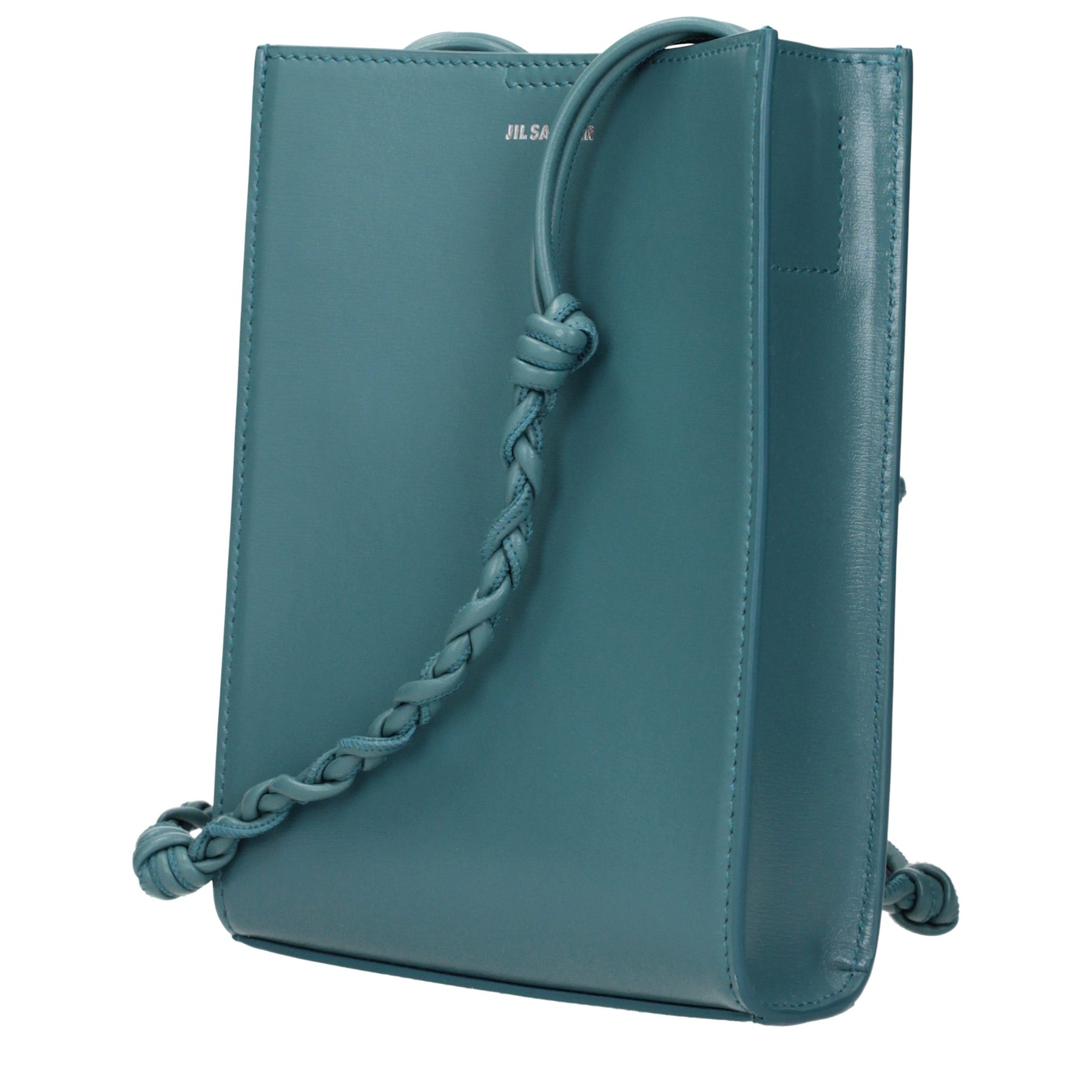 Jil Sander Green Leather Crossbody Bag