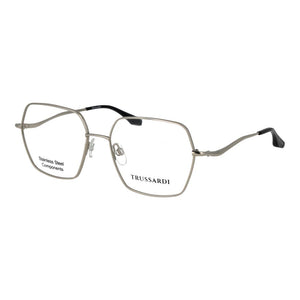 Trussardi Silver Stainless Steel Glasses (Frames)