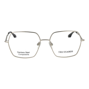 Trussardi Silver Stainless Steel Glasses (Frames)
