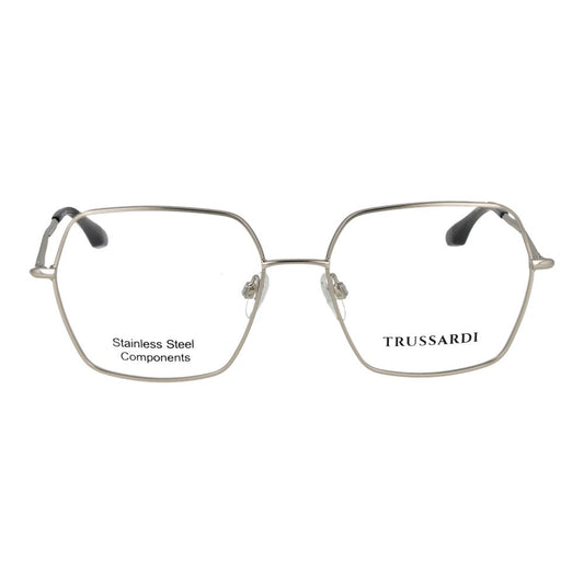 Trussardi Silver Stainless Steel Glasses (Frames)