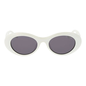 Trussardi White Acetate Sunglasses