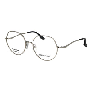 Trussardi Silver Stainless Steel Glasses (Frames)
