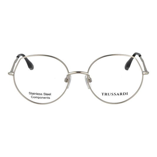 Trussardi Silver Stainless Steel Glasses (Frames)