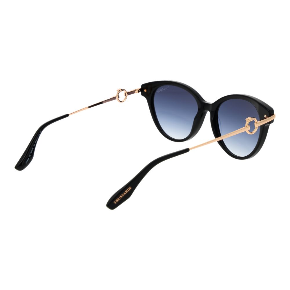 Trussardi Black Acetate Sunglasses