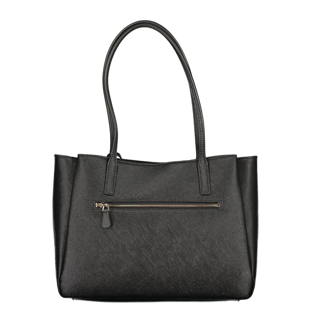 Guess Jeans Black Polyurethane Women's Bag
