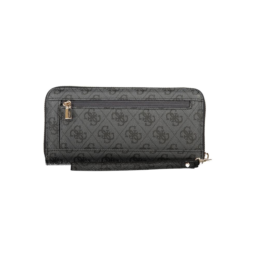 Guess Jeans Black Polyurethane Womens Wallet
