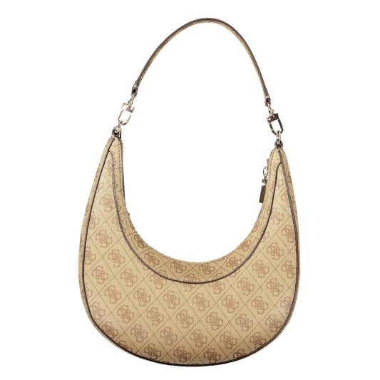 Guess Jeans Beige Polyurethane Women's Bag