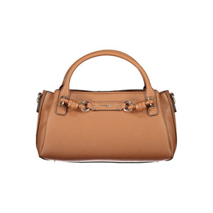 Guess Jeans Brown Polyurethane Women's Bag with Adjustable Strap