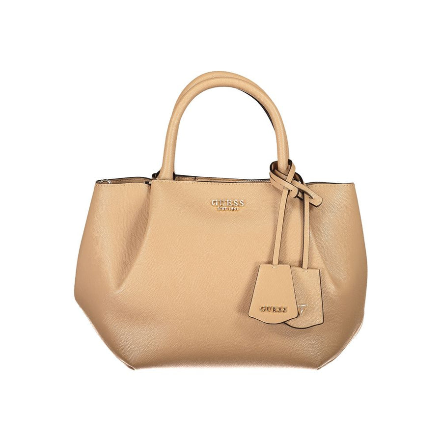 Guess Jeans Beige Polyurethane Women's Bag