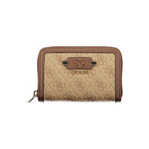 Guess Jeans Beige Polyurethane Women Wallet
