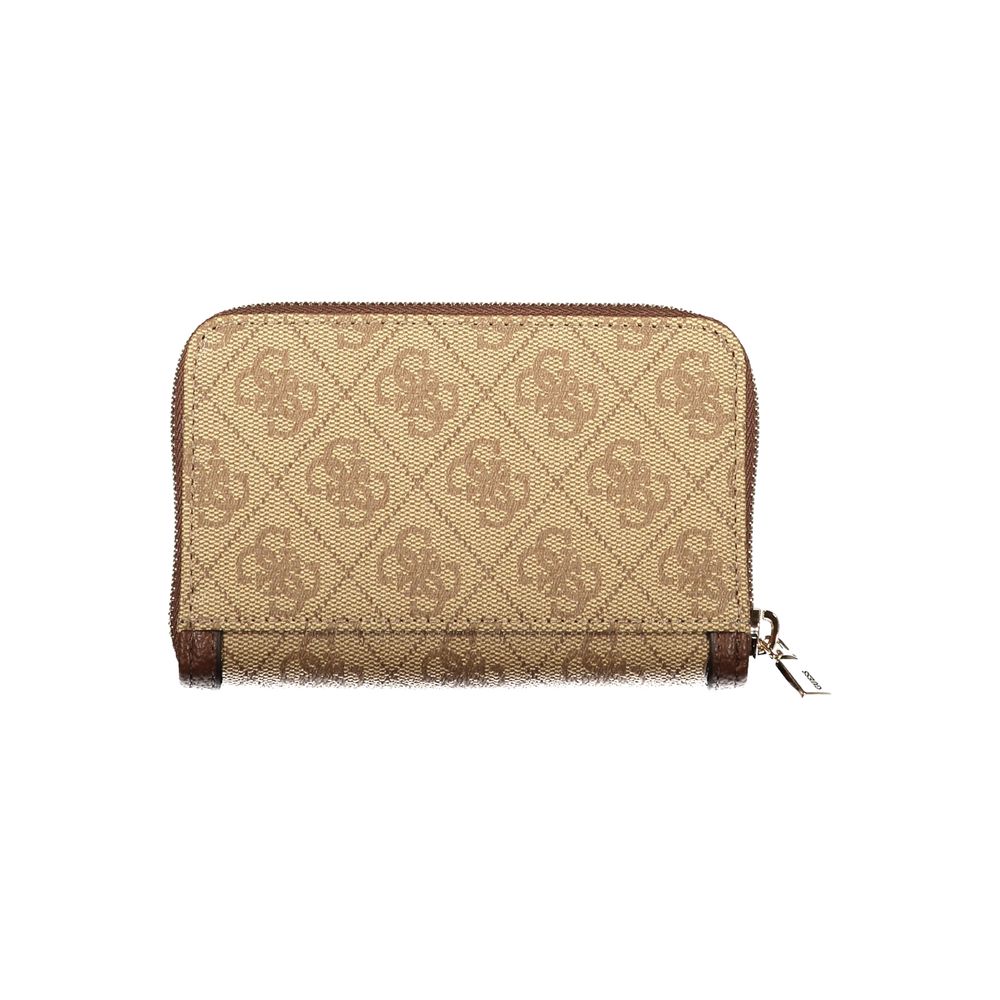 Guess Jeans Beige Polyurethane Women Wallet