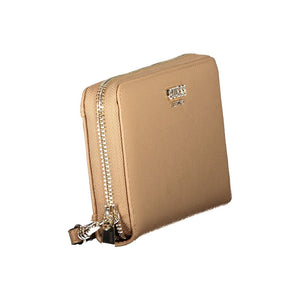 Guess Jeans Beige Polyurethane Women's Wallet