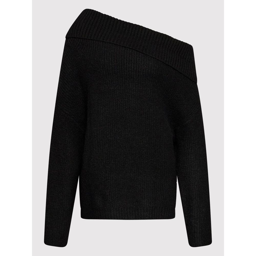 Guess Jeans Black Polyester Sweatshirt