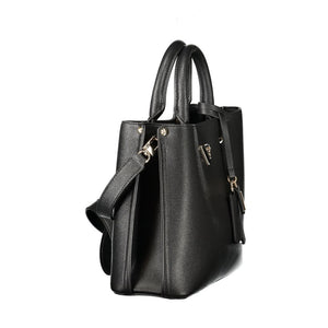 Guess Jeans "Black Polyurethane Womens Bag"