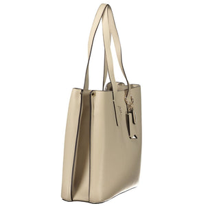 Guess Jeans Beige Polyurethane Women's Bag