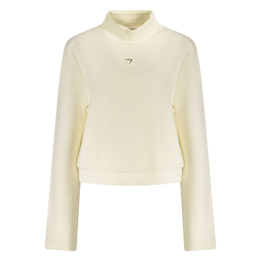 Guess Jeans Bianco Polyester Donna Sweatshirt