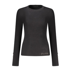 Guess Jeans Black Viscose Women's Sweater