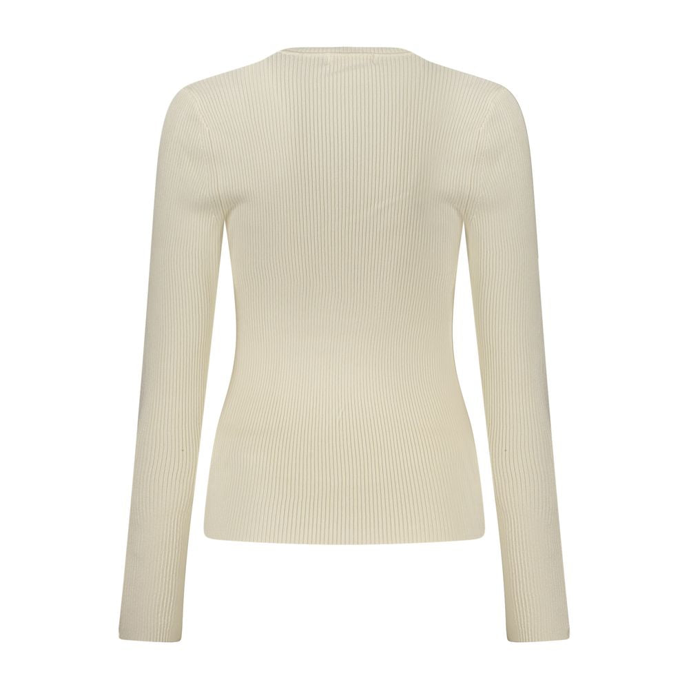 Guess Jeans Bianco Viscose Women Sweater