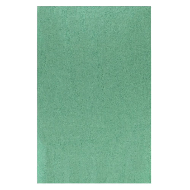 Plain green cotton bath towel