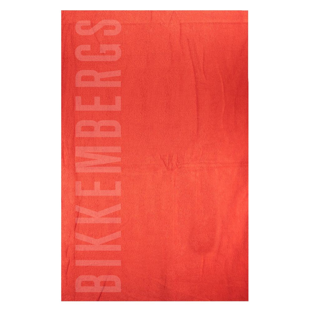 Bikkembergs Rosso Cotton Women Beachwear
