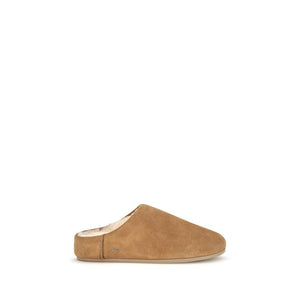 UGG Beige Leather Mules