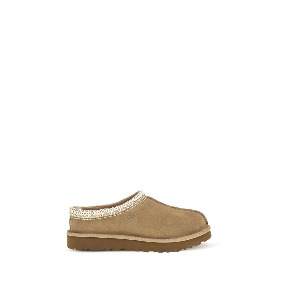 UGG Beige Leather Mules