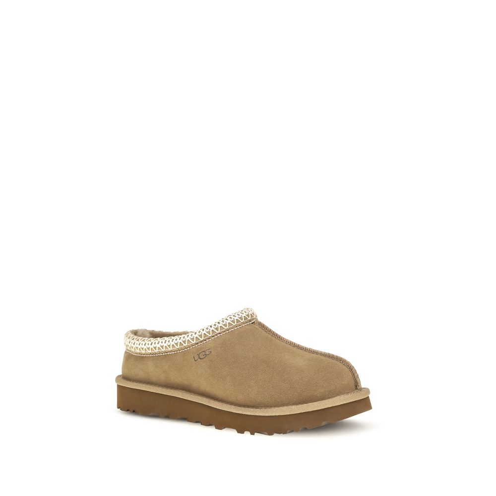 UGG Beige Leather Mules