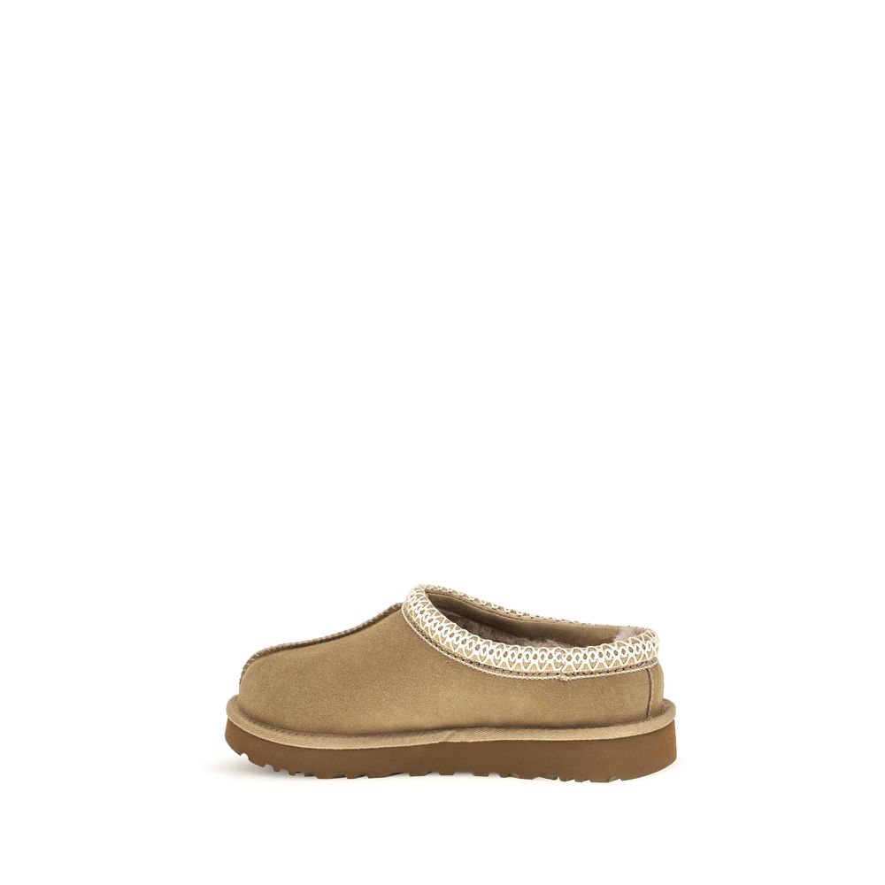 UGG Beige Leather Mules
