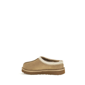 UGG Beige Leather Mules