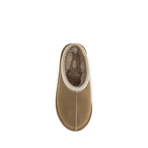 UGG Beige Leather Mules