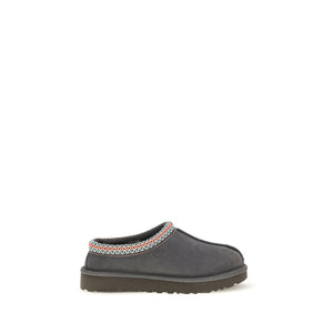 UGG Gray Leather Mules