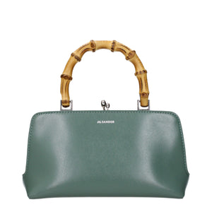 Jil Sander Green Leather Handbag