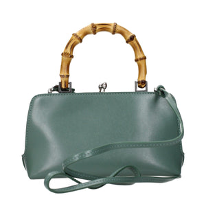 Jil Sander Green Leather Handbag