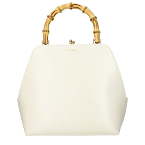 Jil Sander Beige Leather Handbag