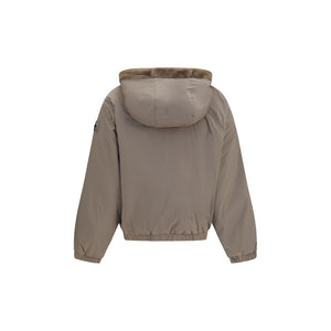 Moose Knuckles Brown Faux Fur Sweatshirt